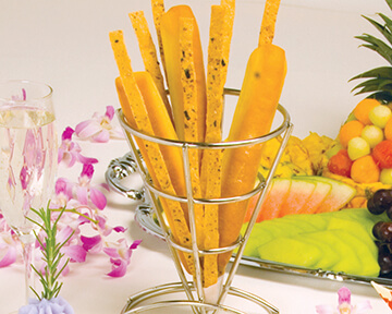 Furikake lavosh and breadsticks