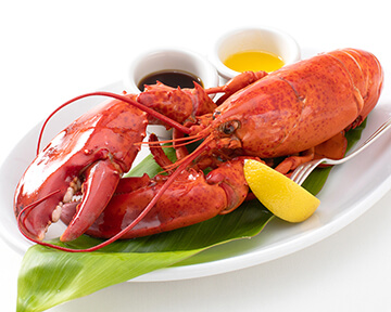 Whole Maine lobster
