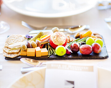 Cheese and charcuterie board