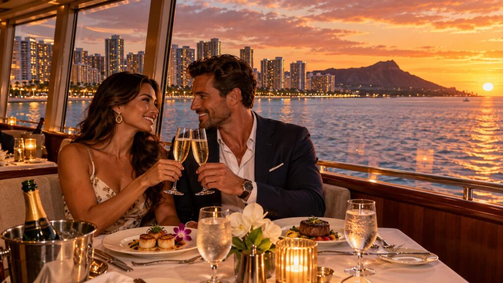 Celebrating a Special Occasion on an Oahu Dinner Cruise